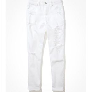 AE Stretched ripped mom jean